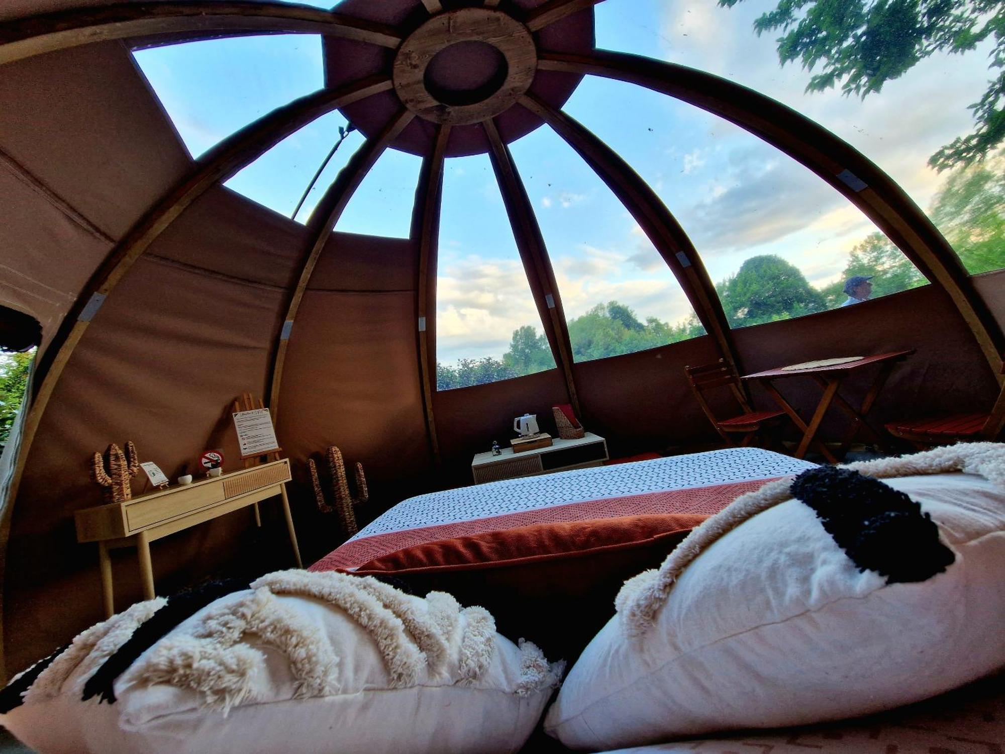 Sorde-lʼAbbaye Les Nuits De Cassiopee B&B 객실 사진